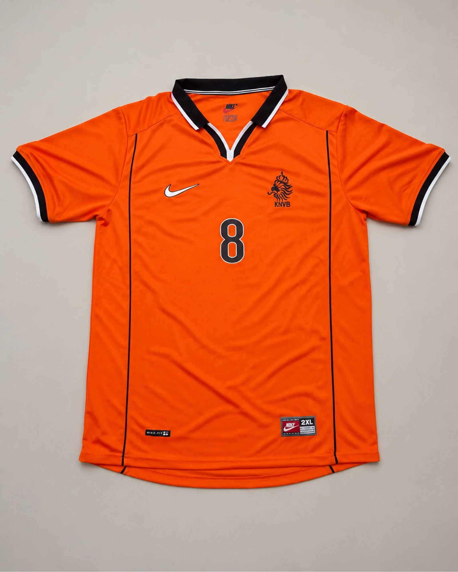 Dennis Bergkamp #8 Nederland voetbalshirt – 2XL
